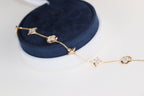 [Cyra]  LEAF CLOVER BRACELET