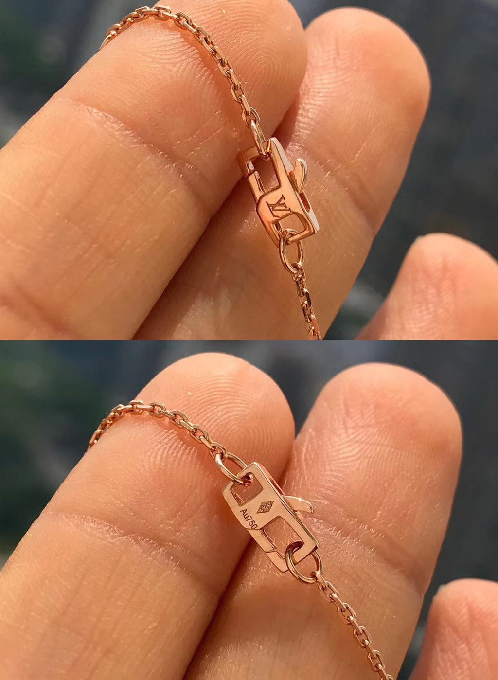 [Cyra] BLÜTEN-ANHÄNGER ROSÉGOLD UND DIAMANT
