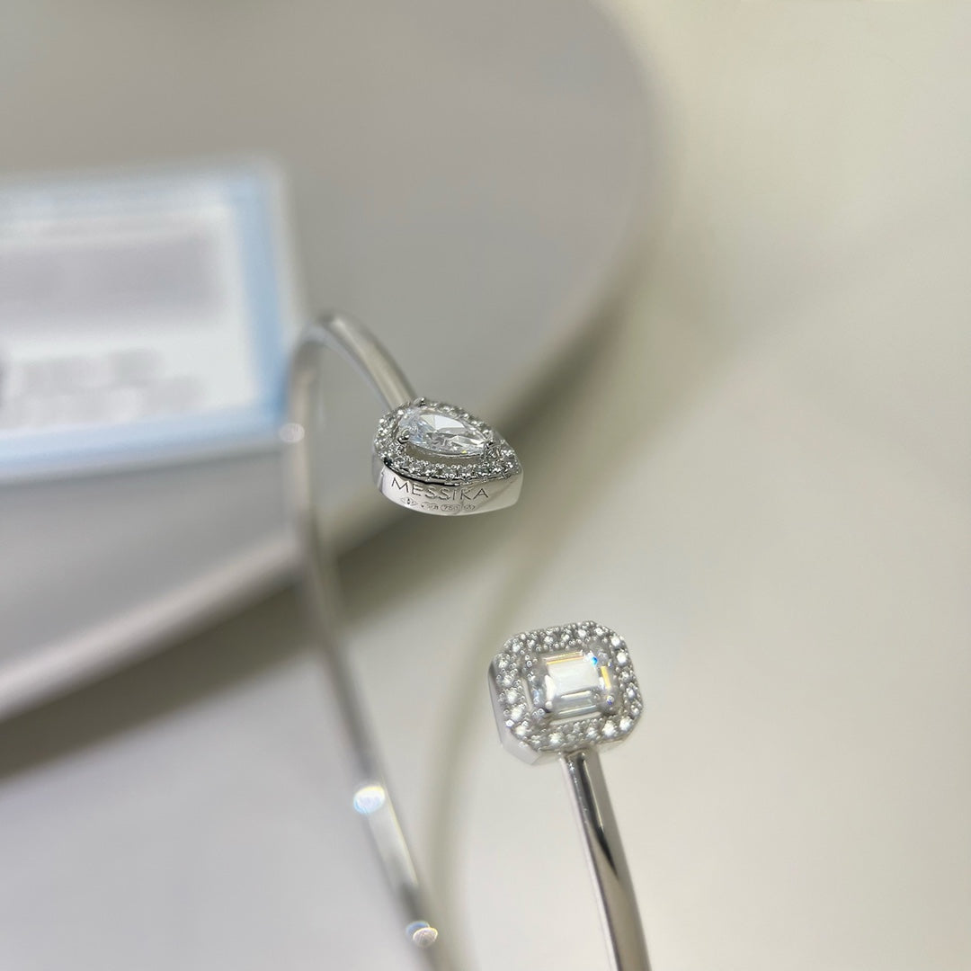 {
  "Cyra": "JONC FLEX MY TWIN TOI & MOI シルバー ダイヤモンド ブレスレット"
}