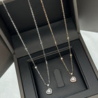 [Cyra] JOY HEART DIAMOND NECKLACE