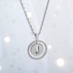 [Cyra]   MOVE PM NECKLACE SILVER DIAMOND