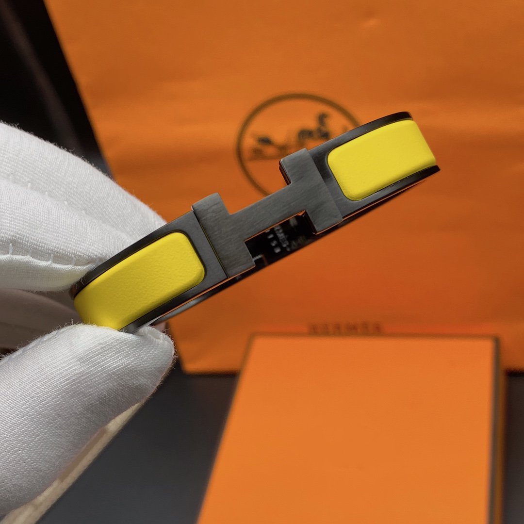 [Cyra]  CLIC HM SO BLACK YELLOW BRACELET