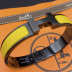 [Cyra]  CLIC HM SO BLACK YELLOW BRACELET