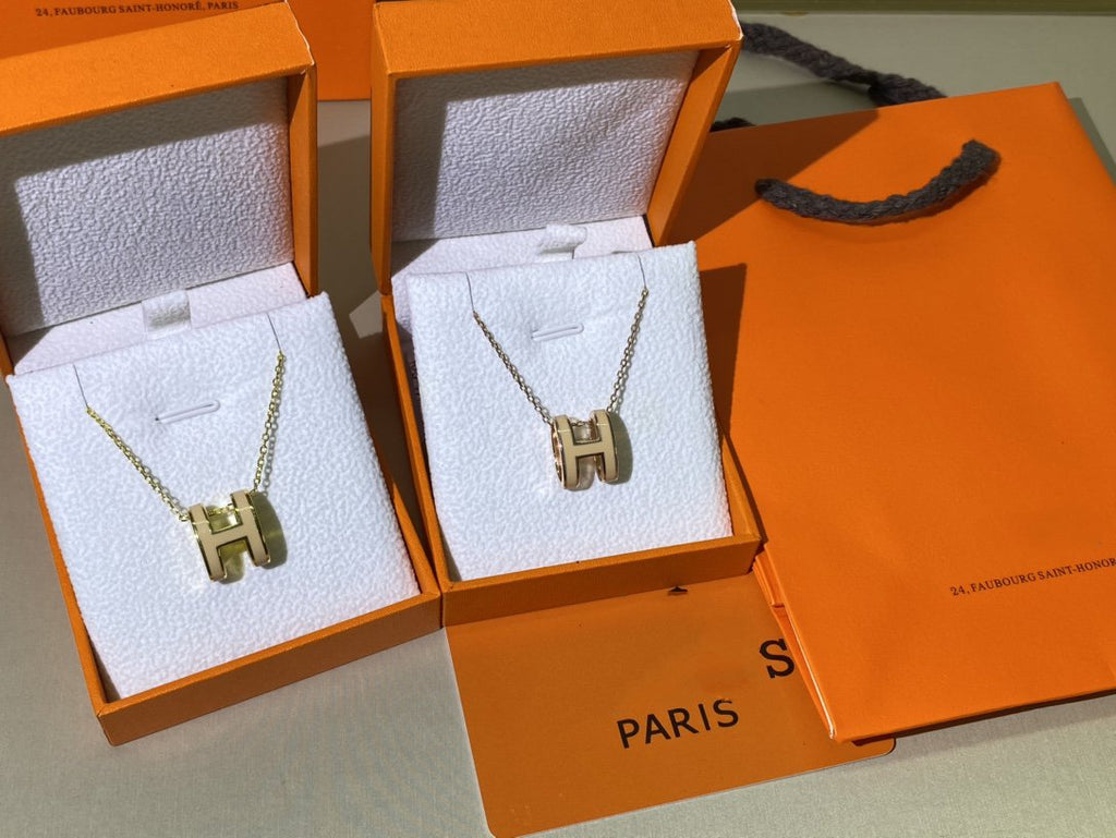 [Cyra] HM CLIC GELB EMAILLE GOLDKETTE