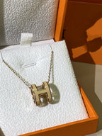[Cyra] HM CLIC GELB EMAILLE GOLDKETTE