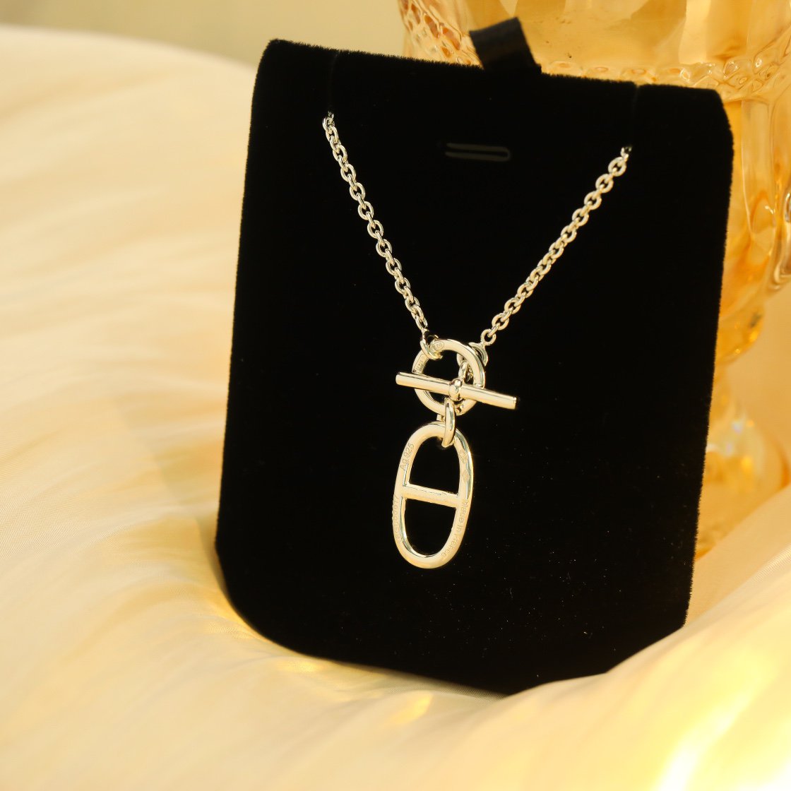 [Cyra]  HM CHAINE D'ANCRE PENDANT NECKLACE STERLING SILVER