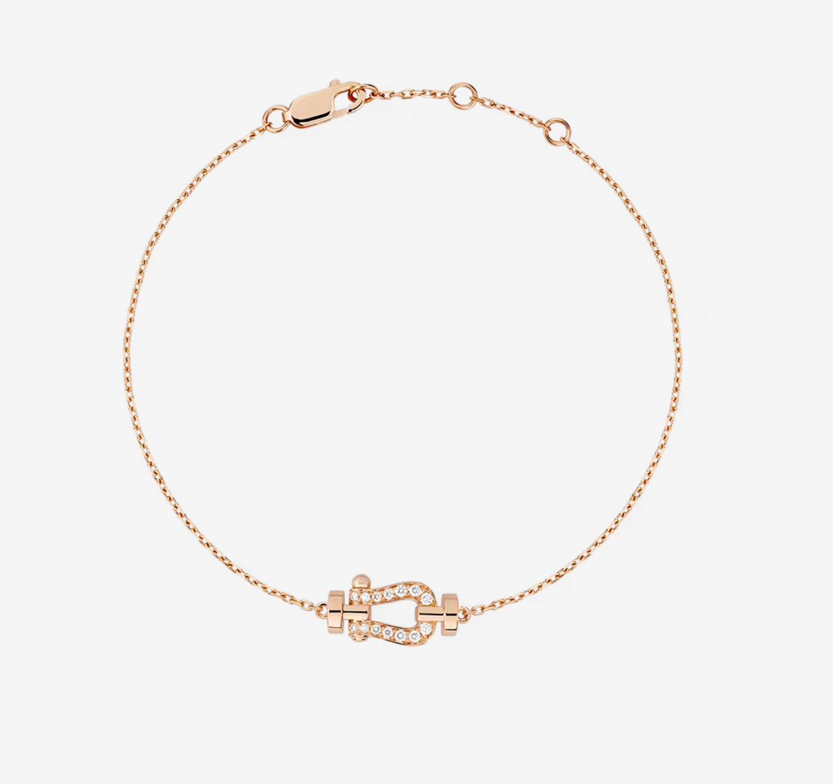 [Cyra]  FORCE 10 FULL DIAMOND BUCKLE CHAIN LINK MINI MODEL