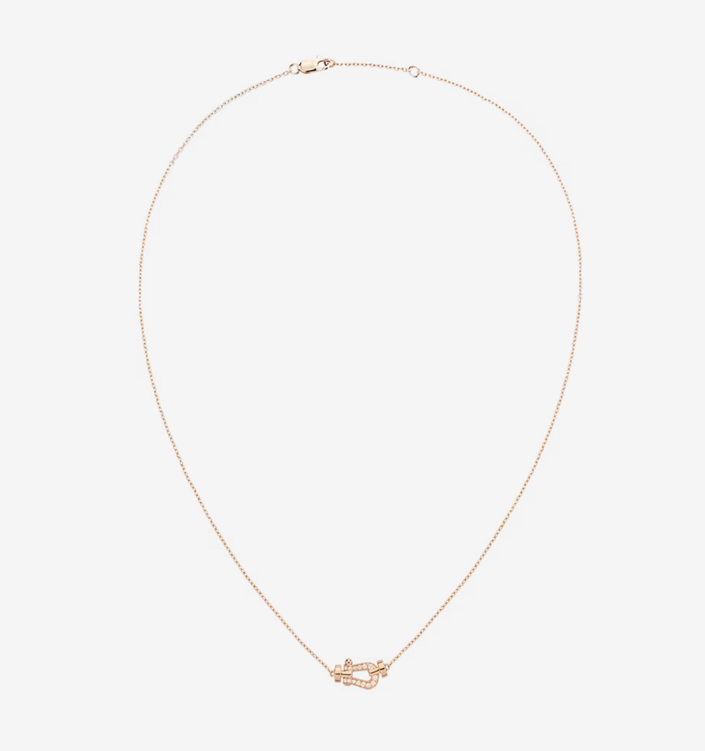[Cyra]  FORCE 10 DIAMANT-HALSKETTE AUS ROSÉGOLD MINI-MODELL