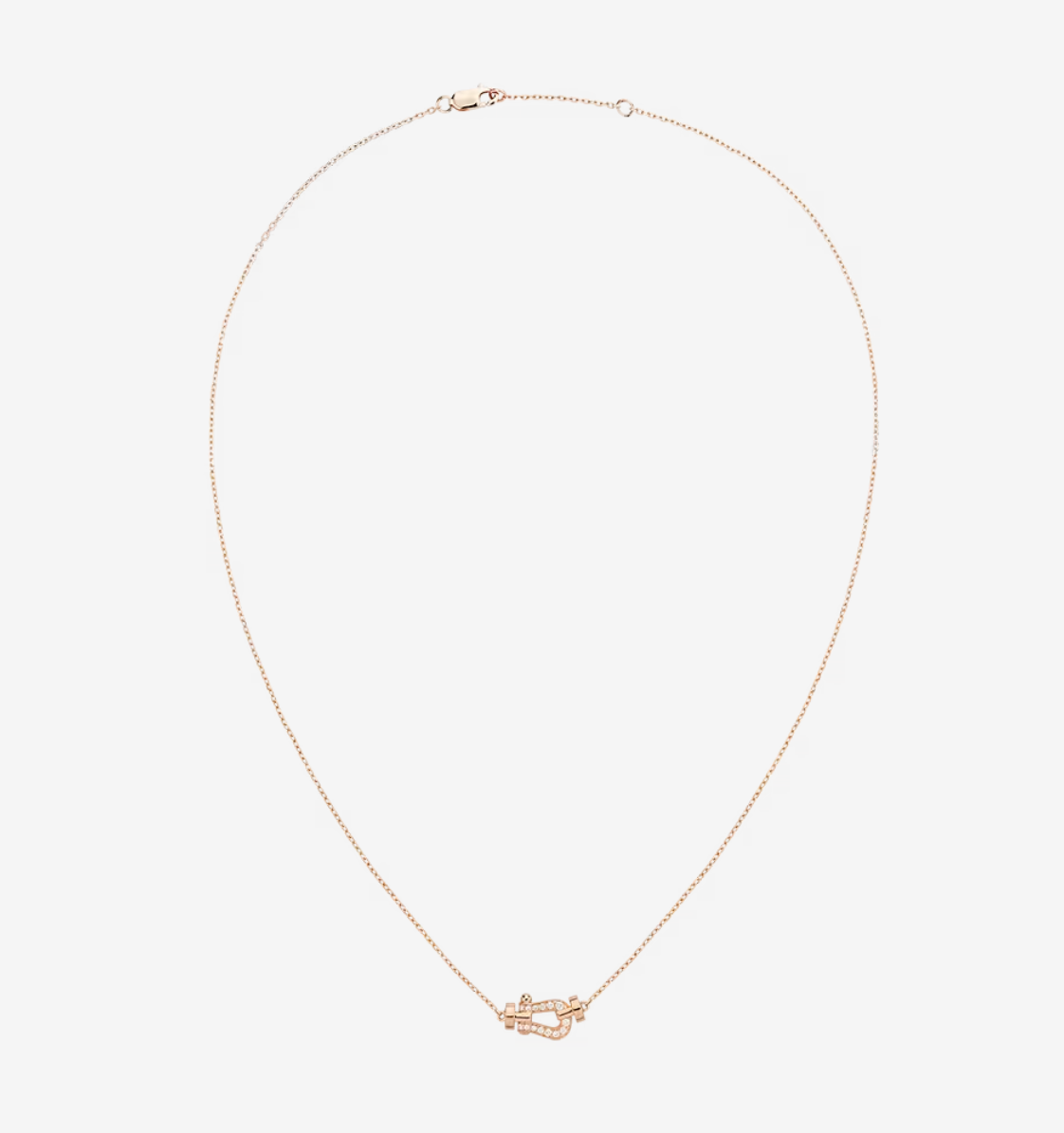 [Cyra]  FORCE 10 DIAMOND PINK GOLD NECKLACE MINI MODEL
