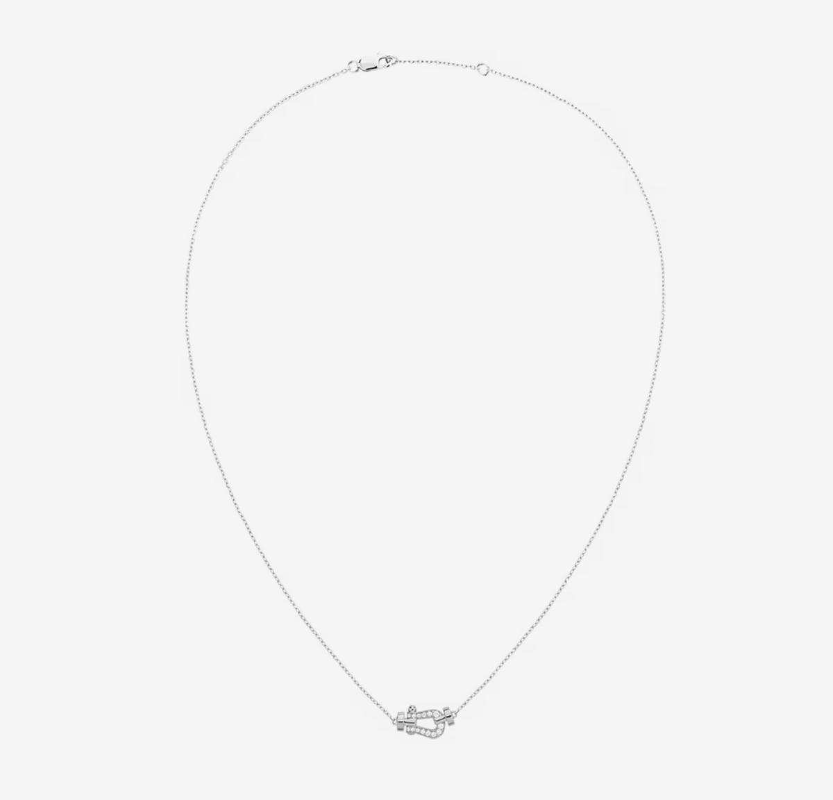 [Cyra]  FORCE 10 DIAMOND SILVER NECKLACE MINI MODEL