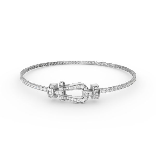 [Cyra]  FORCE  HORSESHOE  DIAMOND TENNIS BRACELET