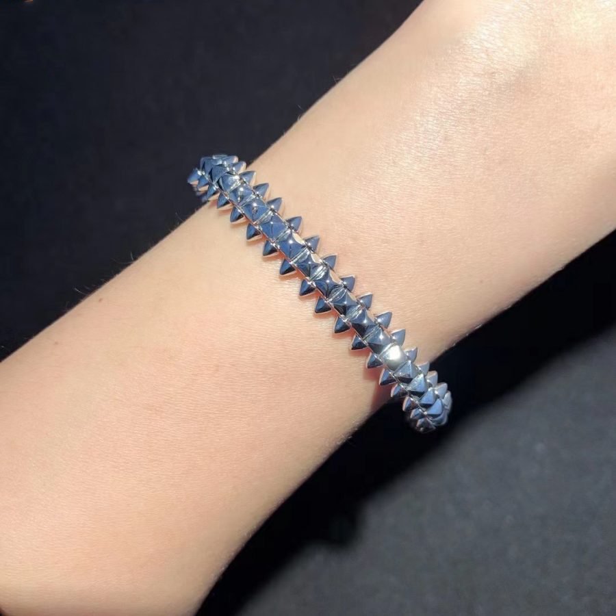 [Cyra]  CLASH SILVER BRACELET