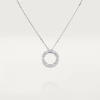 [Cyra]  LOVE NECKLACE ADJUSTABLE SILVER