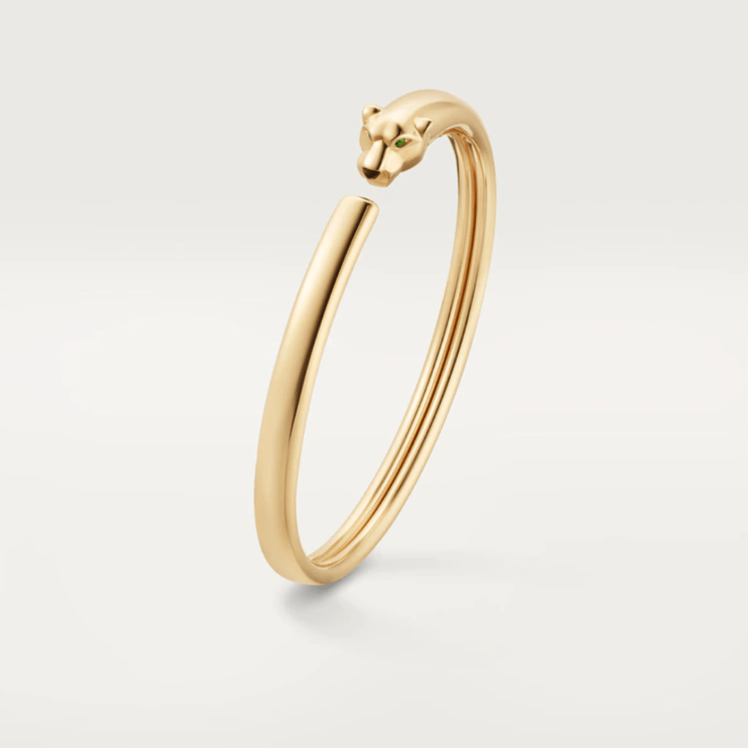 [Cyra]  PANTHERE GOLD OPEN BRACELET