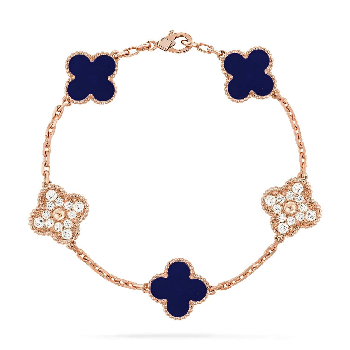 [Cyra] New CLOVER 5 MOTIF LAPIS LAZULI BRACELET COLLECTION
