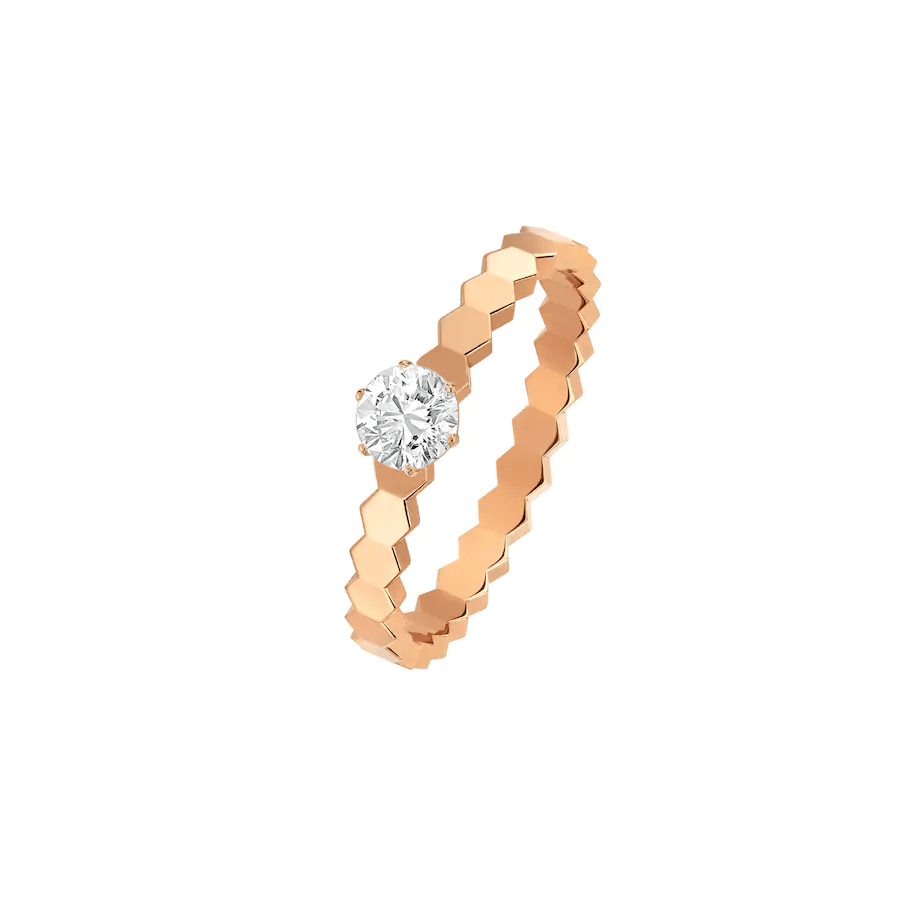 [Cyra]  BEE LOVE RING ROSÉGOLD 1 DIAMANT