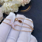 [Cyra]  JEUX ARMBAND ROSÉ-PERLMUTT ROSÉGOLD 1 DIAMANT