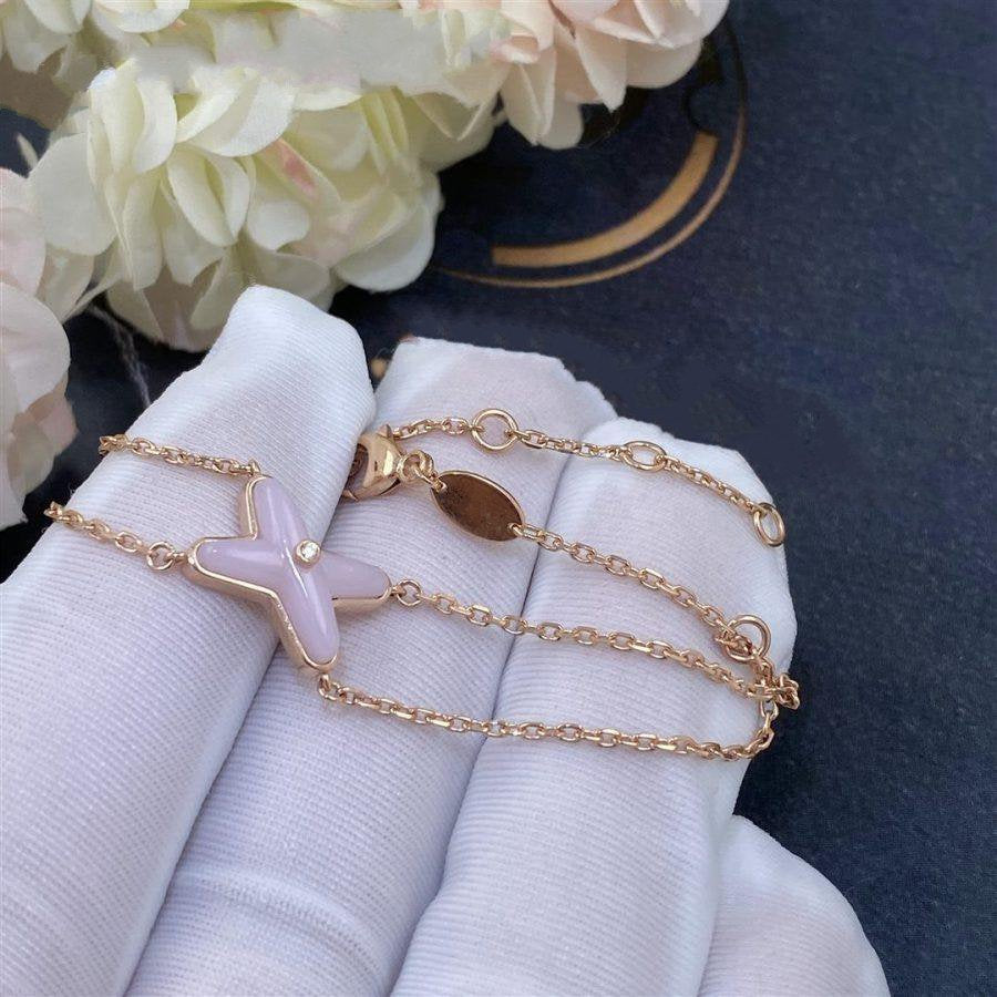 [Cyra]  JEUX ARMBAND ROSÉ-PERLMUTT ROSÉGOLD 1 DIAMANT