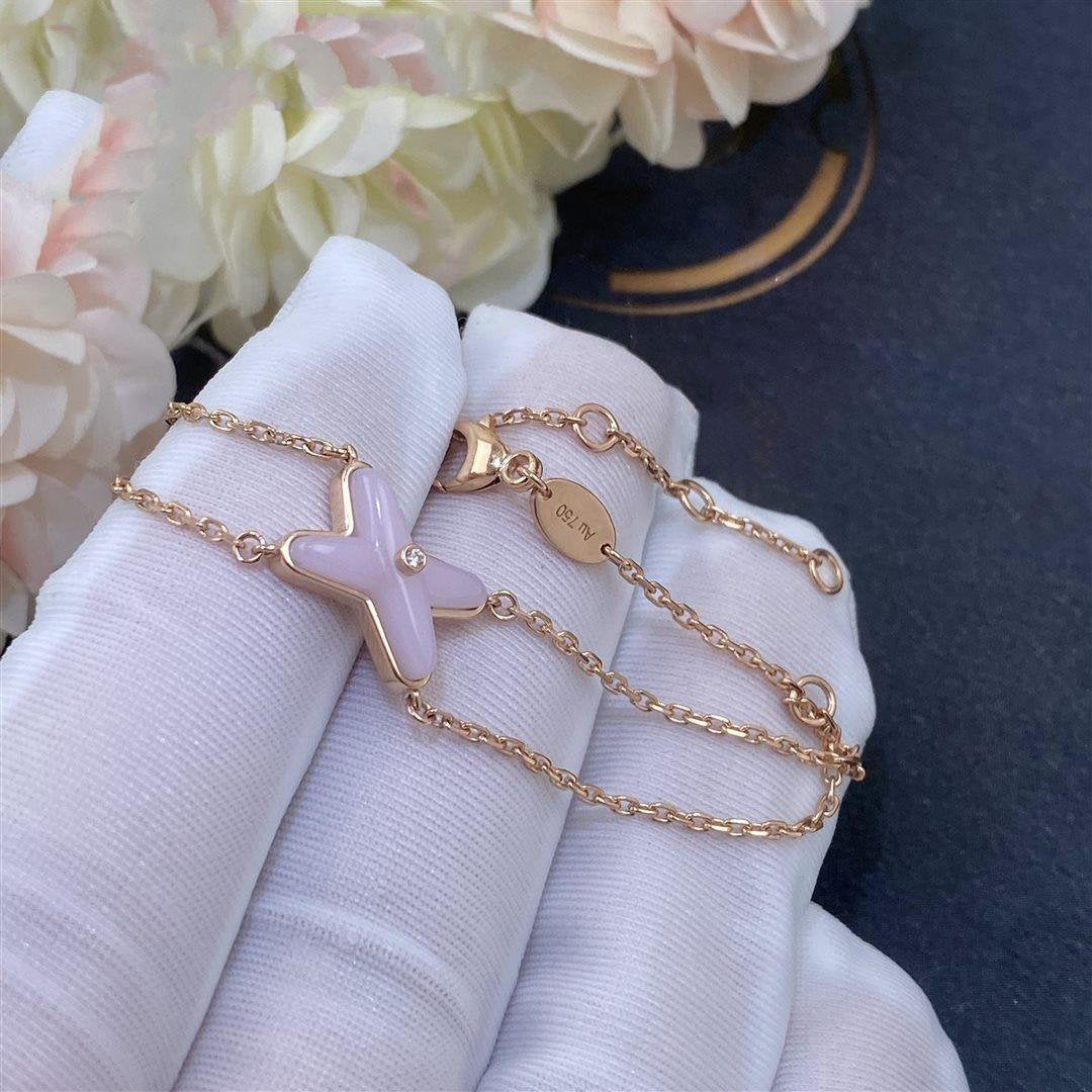 [Cyra]  JEUX ARMBAND ROSÉ-PERLMUTT ROSÉGOLD 1 DIAMANT