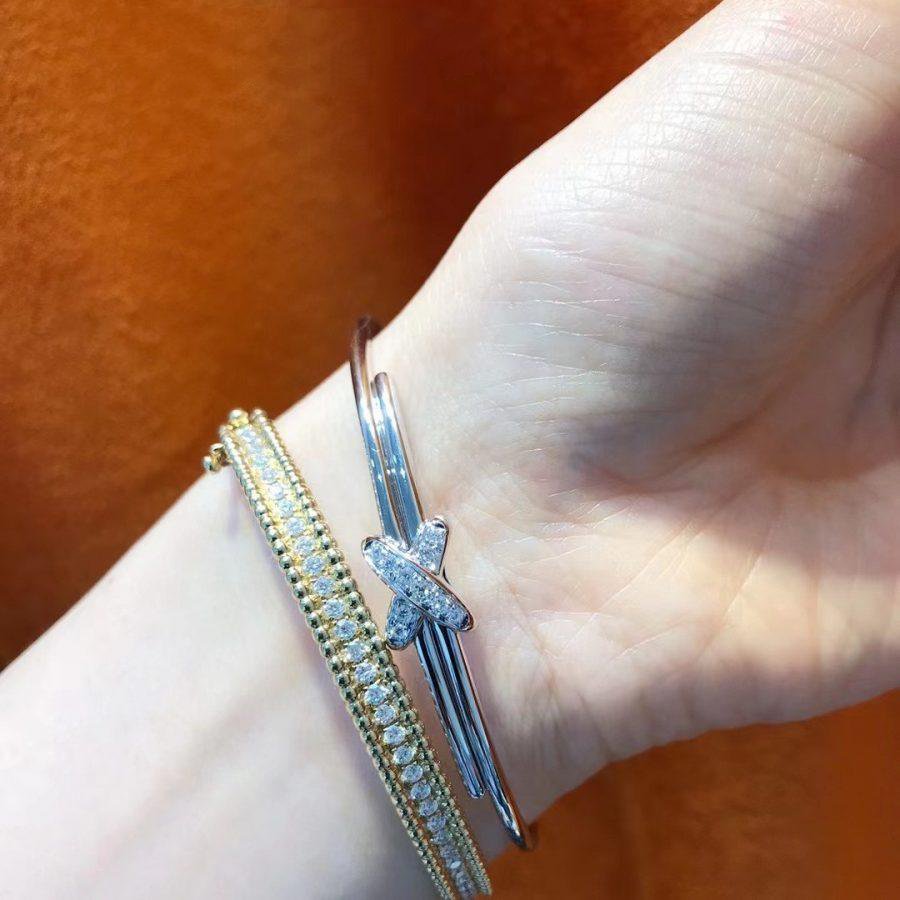 [Cyra] ARMBAND-SET SILBER DIAMANTEN