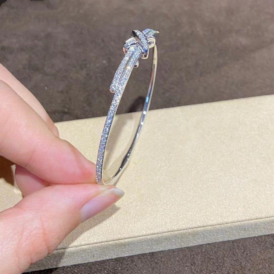 [Cyra] ARMBAND-SET DIAMONDS SILBER