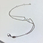 [Cyra]  JEUX ARMBAND WEISSE PERLMUTT SILBER 1 DIAMANT