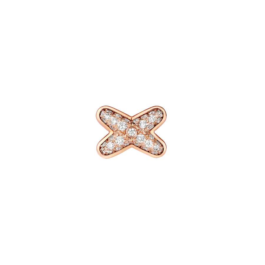 [Cyra]  JEUX DE PINK GOLD DIAMOND EARRINGS
