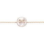 [Cyra]  JEUX DE BRACELET MOP PINK GOLD DIAMONDS