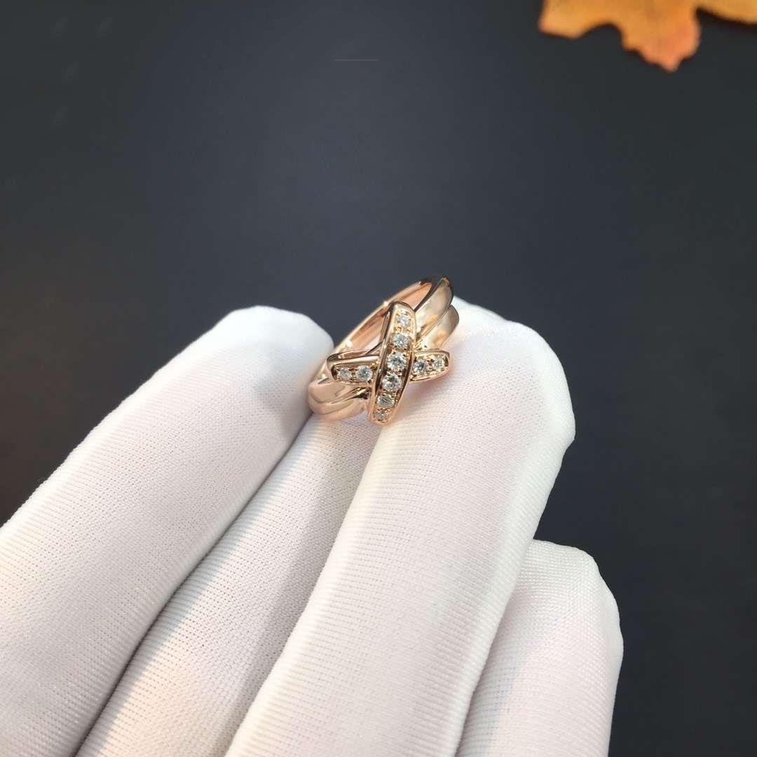 [Cyra]  JEUX DE PINK GOLD DIAMOND RING