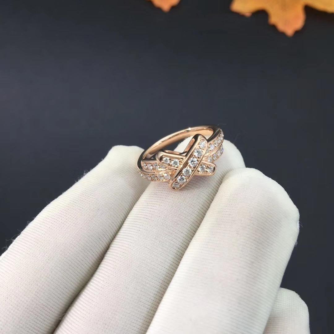 [Cyra]  JEUX DE RING PINK GOLD DIAMOND