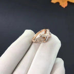 [Cyra]  JEUX DE RING ピンクゴールド ダイヤモンド