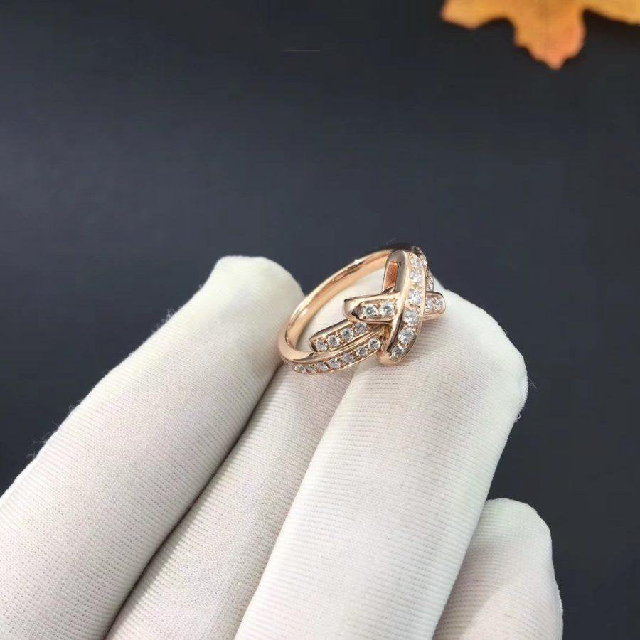 [Cyra]  JEUX DE RING PINK GOLD DIAMOND