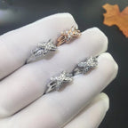 [Cyra]  SILBER-DIAMANT-RING-SET