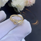 [Cyra]  GOLDDIAMANT-RING-SET