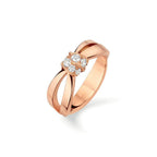 [Cyra]  LIENS RING ROSÉGOLD DIAMANT