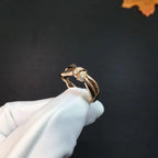 [Cyra]  LIENS RING ROSÉGOLD DIAMANT