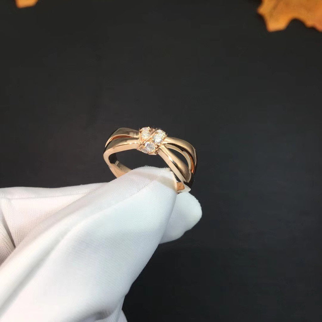 [Cyra]  LIENS RING ROSÉGOLD DIAMANT