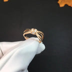 [Cyra]  LIENS RING ROSÉGOLD DIAMANT