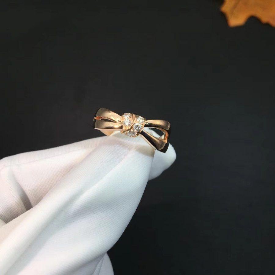 [Cyra]  LIENS RING ROSÉGOLD DIAMANT