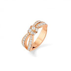 [Cyra] LIENS RING AUS ROSÉGOLD MIT DIAMANTEN