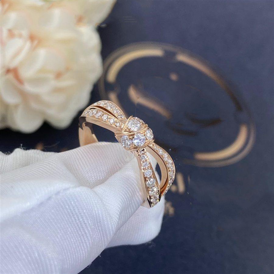 [Cyra] LIENS RING AUS ROSÉGOLD MIT DIAMANTEN