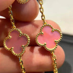 [Cyra] NEUE CLOVER 5 MOTIVE ARMBAND-KOLLEKTION PINK MUTTERPERL