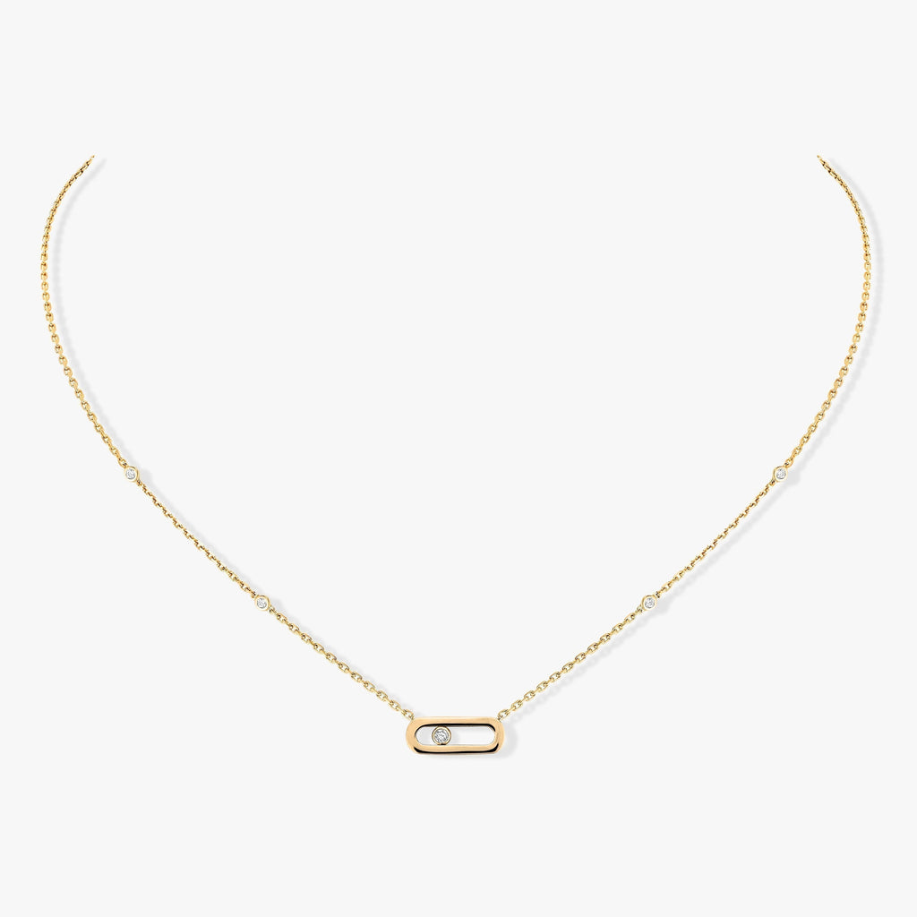 [Cyra] MOVE UNO DIAMOND NECKLACE