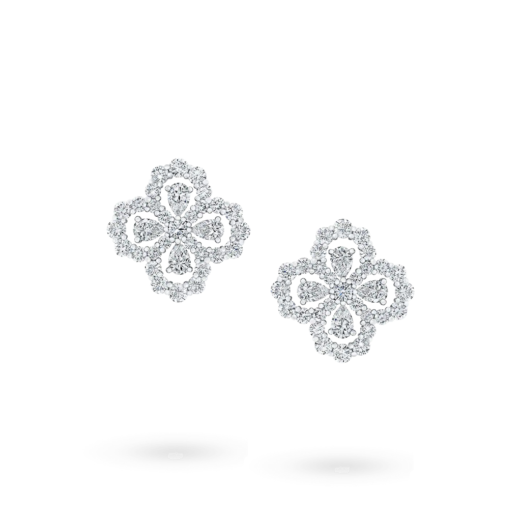 [Cyra]  CREOLEN MIT DURCHGEHENDEM MOTIV UND DIAMANTEN 16MM