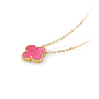 {
  "Cyra": "NEW CLOVER 15MM PINK ENAMEL NECKLACE"
}
