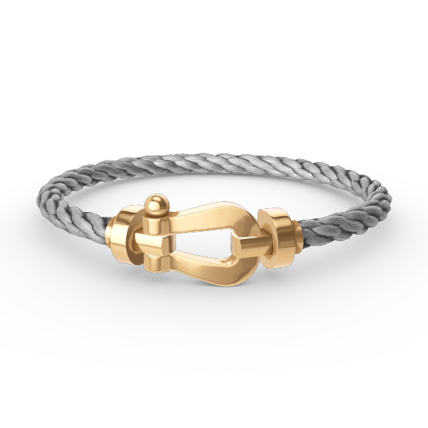 [Cyra]  FORCE LARGE HORSESHOE NO DIAMOND BRACELET GOLD