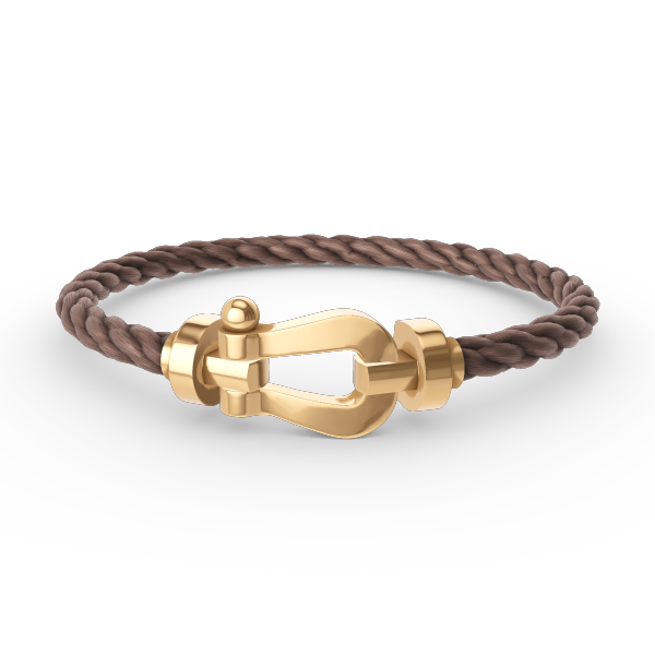 [Cyra]  FORCE LARGE HORSESHOE NO DIAMOND BRACELET GOLD