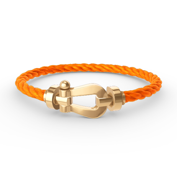 [Cyra]  FORCE LARGE HORSESHOE NO DIAMOND BRACELET GOLD