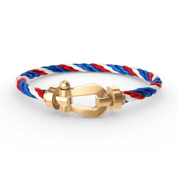 [Cyra]  FORCE LARGE HORSESHOE NO DIAMOND BRACELET GOLD
