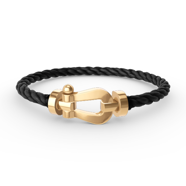 [Cyra]  FORCE LARGE HORSESHOE NO DIAMOND BRACELET GOLD